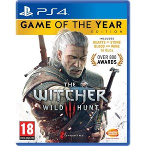 BANDAI NAMCO Entetainment 위쳐 3 올해의 게임 에디션PS4, PS4 Download Code - UK account, Wild Hunt Expansion Pass