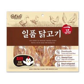 벨버드 일품 치킨 사사미 강아지간식, 5개, 300g, 숯불사사미