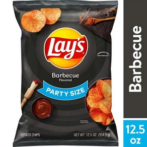 [미국직배송]레이즈 바베큐맛 감자칩 대용량 파티사이즈 Lay's Potato Chips Babecue Flavo PARTY SIZE, 354.3g, 1개