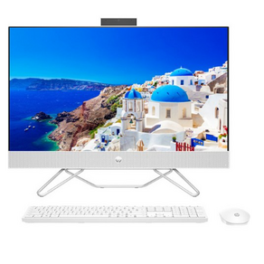 HP AiO 일체형 PC 27-CB1005KR (i5-1235U WIN11 HOME NVMe 512GB DDR4 8GB) + 무선 키보드 + 마우스 + 웹캠 + 스피 커, 기본형