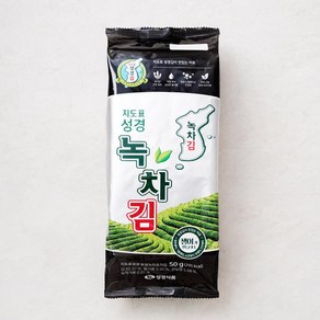 [메가마트]지도표 성경 녹차김 50g, 1개