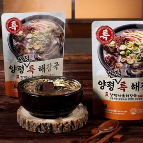 이용식의 본점 양평해장국 1세트(1팩 1000g x 4팩+고추향미유 4팩), 4개, 1kg