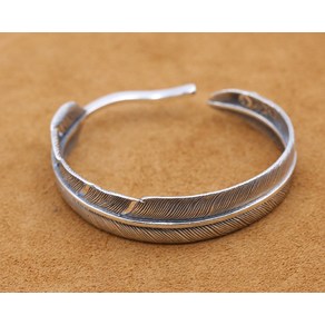 MINISHELL 순은 실버 S925 은 뱅글 BANGLE 팔찌 16mm 선물 깃털 독수리