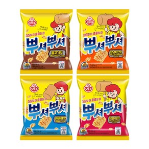 오뚜기 뿌셔뿌셔 X 12개 (불고기 바베큐 양념치킨 떡볶이), 90g