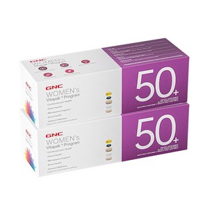 GNC 우먼스 비타팩 프로그램 30포 나이50+, 2개, 30회분