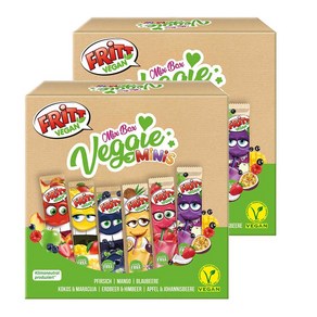 프릿 비건 과일 믹스 박스 베지 미니 Fitt Vegan Fuchte Mix Box Veggie Minis, 2개, 200g