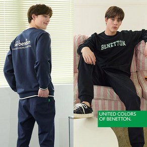 [베네통] BENETTON 로고 남성 셋업 4종