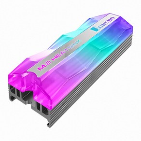 존스보 JONSBO JELLY M.2 SSD HEATSINK AUTO RGB 방열판, 단일 저장용량, 1개