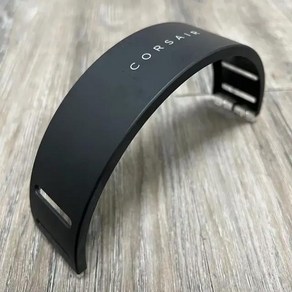 호환 커세어 HS80 RGB HS80 MAX 헤드폰용 예비 부품 플라스틱 탑 헤드밴드 교체 이어 패드 헤드밴드 테이프, [12] Top Headband, 1개