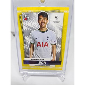 2022 Topps CC Supestas YELLOW 손흥민 카드 EPL 축구 카드