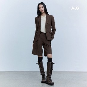 더엣지 The AtG 더엣지 24FW 울혼방 체크 버뮤다 팬츠 (+벨트)