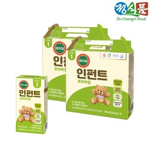 베지밀 인펀트 프리미엄 1단계 190mlx32팩, 단일속성, 190ml, 2개, 16개입