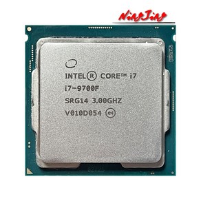 인텔 코어 i7-9700F i7 3.0 GHz 중고 8 스레드 CPU 프로세서 12M 65W PC 데스크탑 LGA 1151, 1개