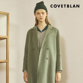 COVETBLAN 여성 핸드메이드 더블 코트V198MCT202W