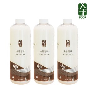 숲바른 아기 유아 섬유유연제 1000ml X 3개, 1L