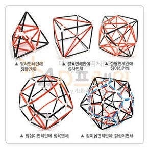 4D프레임 순환다면체 세트