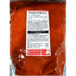 태원 파머빌 스파게티소스 3Kg 파스타소스 토마토스파게티소스, 1개