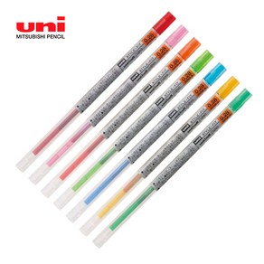 유니 스타일핏 볼펜 리필 0.38mm UMR-109-38, 만다린오렌지