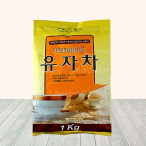 대호 유자차 1kg X 3개 자판기 유자분말 에이드, 1개입