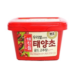 해찬들 맛있는 우리쌀 태양초 고추장 500g, 1개