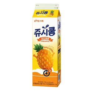 쥬시쿨파인 빙그레 930ml, 1개