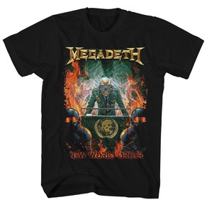 ROCKPANDA Megadeth 반팔티 New World Order Art