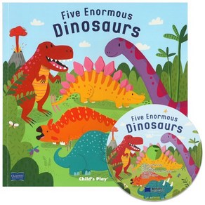 [노부영] 마더구스 세이펜 Five Enomous Dinosaus (원서 & CD), 제이와이북스(JYBooks)