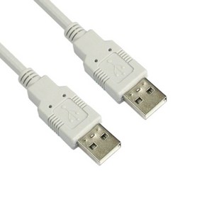 [강원전자] [AM-AM] USB-A 2.0 to USB-A 2.0 케이블 NETmate NMC-UA218 [화이트/1.8m], 단일 모델명/품번, 1개