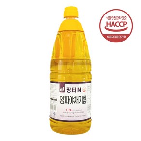 장터엔 양파기름 국산 야채기름 양파야채기름 1.5L, 1개