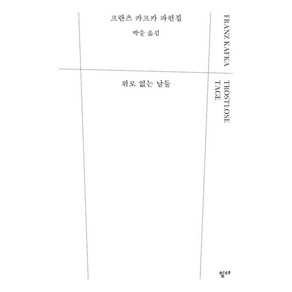 위로 없는 날들:프란츠 카프카 파편집, 읻다(ITTA), 프란츠 카프카 저/박술 역