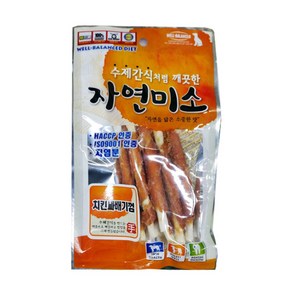 애견 간식 치킨꽈배기 50g 반려/애완용품 > 강아지 사료/간식/영양제 덴탈껌, 1, 1개