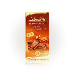 린트 Tafel 헤즐넛 누가 초콜릿 100g Lindt, 1개