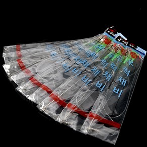 인터맥스 선상우럭채비 편대채비 바다낚시 침선 우럭2단 백조기 도다리 광어 선상 묶음바늘, 1개입, 1개