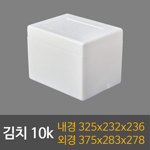 택배용 식품용 스티로폼박스 묶음판매, 다용도10k(16ea), 1개