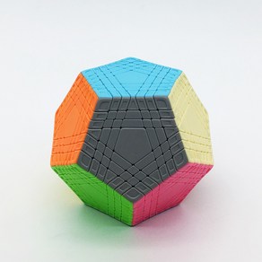 7X7 위신 테라밍크스 메가밍크스 큐브 77 YuXin Teaminx 큐브 루빅스 퍼즐 Megaminx Dodecahedon Cube 777, 1개