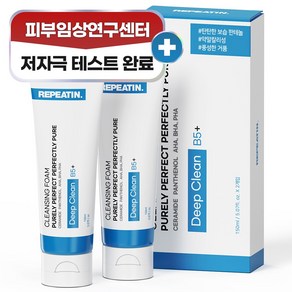 리피트인 퓨어 퍼펙션 판테놀 약알칼리성 클렌징 폼, 2개, 150ml