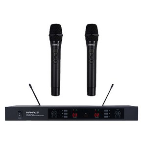 카날스BK-8200 900MHz 2CH 무선마이크 행사용 강의용, BK-8200(핸드형+핸드형)