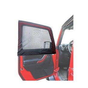 지프 랭글러 윈도우 썬쉐이드 모기장 1997-2023 Jeep Wangle TJ JK JL & Gladiato JT, Font Window