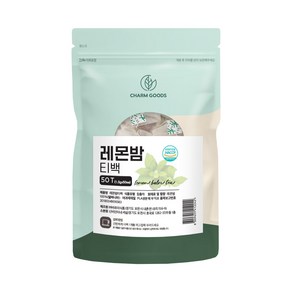 100% 레몬밤 차 삼각 티백 식약처 HACCP 인증, 50개입, 1개, 50g