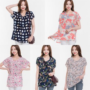 이라인아로하 인견 롱티셔츠 (~2XL) 빅사이즈