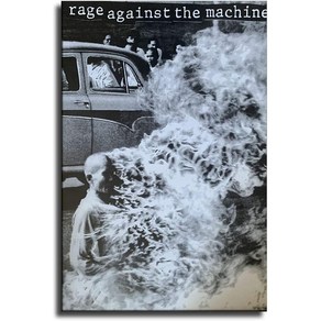 노 브랜드 Rage Against The Machine 포스터 그림 아트 인쇄 캔버스 벽 홈 거실 침실 장식 Mu 0405pm, no fame