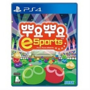 소니 PS4 뿌요뿌요 e스포츠 한글판 게임타이틀