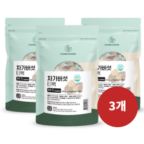 차가버섯 티백 차 러시아 식약청 인증, 60g, 50개입, 3개