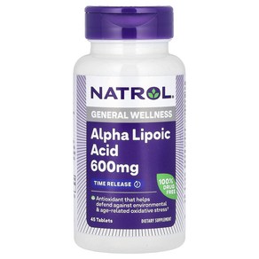 Natol 알파리포산 서방형 600mg 45정, 1개