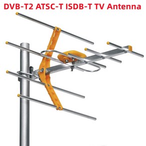 HD 디지털 야외 TV 안테나 DVBT2 HDTV ISDBT ATSC 고이득 강한 신호, 한개옵션0, 1개