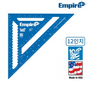 엠파이어 삼각자 스피드스퀘어 12인치 7인치 직각자 목공 USA 목조주택 인치 e3992, 12인치 e3992, 1개