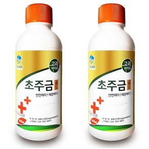 초주금 골드 500ml 잡초관리 천연성분 +전용장갑, 2세트