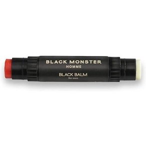 일본직발송 6. Black Monste (블랙 몬스터) 블랙 밤 남성용 듀얼 립 밤 Black Balm fo Men [병행수입품, 1개