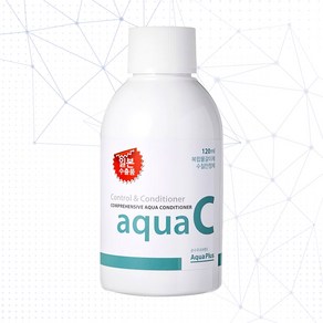 아쿠아플러스 aqua C 120ml 복합물갈이제 수질안정제, 1개