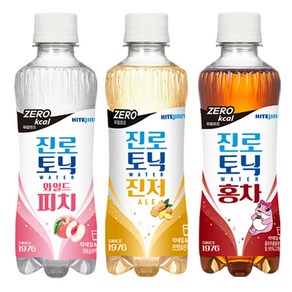 토닉워터 300ml 3종 혼합 24개(와일드피치8개+진저에일8개+홍차8개), 1세트